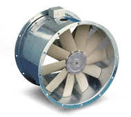 Bladevane Series - Adjustable Pitch Axial Fans with Down Stream Guidevanes